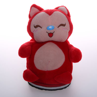 30 cm Hồng Cáo Đỏ Sang trọng Dép Phim Hoạt Hình Mềm Mại Sang Trọng Trang Trí Nội Thất Trang Trí Nội Thất