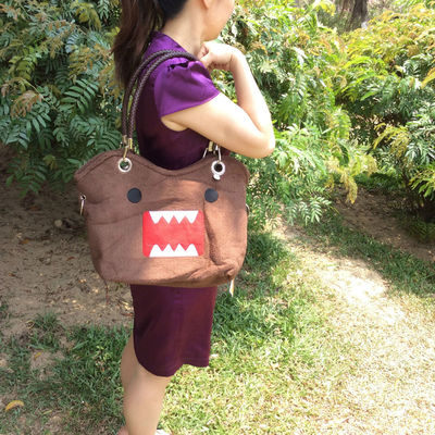 OEM Custom Plush Bag Single Shoulder Fasionable Girls Ba lô hình thú bông