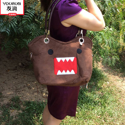 OEM Custom Plush Bag Single Shoulder Fasionable Girls Ba lô hình thú bông