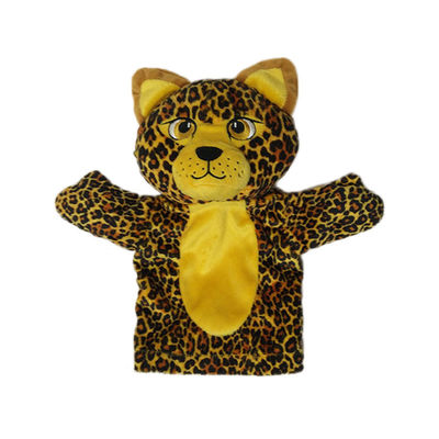 Mới lạ Tiger Leopard Con rối sang trọng Đồ chơi sang trọng Con rối tay mềm