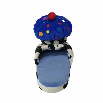 Blue Dairy Cow Soft Flip Flop Plush Stuffed Animal Modelling Trang trí nội thất sang trọng