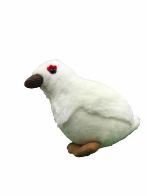 Mô phỏng Chim bồ câu trắng Con chim nhỏ Thú nhồi bông Đồ chơi sang trọng