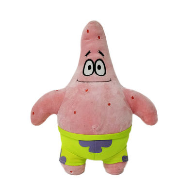 40 cm Patrick Star Plush Pillow ISO9001 Patrick Star Stuffed Toy for Kids Birthday