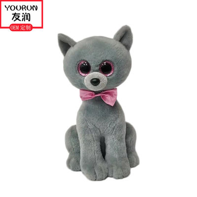 30CM Mô phỏng Mèo Xám Động vật Nhồi bông Đồ chơi sang trọng Cảm giác mượt mà