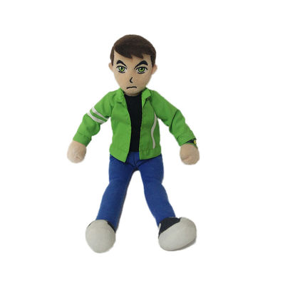 Búp bê thể thao màu xanh lá cây 35cm Đồ chơi nhồi bông sang trọng Món quà đồ chơi mềm dễ thương đầy màu sắc