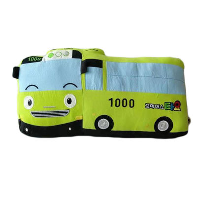 Bé trai 30 cm Đỏ hoặc Xanh Xe buýt Đi học Đồ chơi sang trọng Đồ chơi trẻ em Xe sang trọng