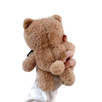 Teddy Bear Doll Apple Tai nghe không dây Vỏ bảo vệ Sang trọng