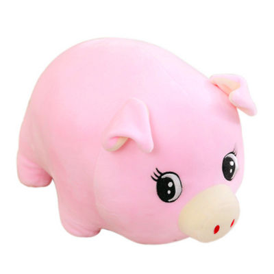 30 cm Polyester Hồng vàng Lợn nhồi bông Đồ chơi sang trọng Gối ngủ cho thú cưng lớn