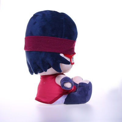Cậu bé đeo kính đỏ dễ thương 35cm Búp bê sang trọng không dễ biến dạng