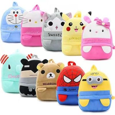25cm * 30cm Mẫu giáo Pokemon sang trọng Ba lô đi học 3-6 năm Túi sang trọng tùy chỉnh