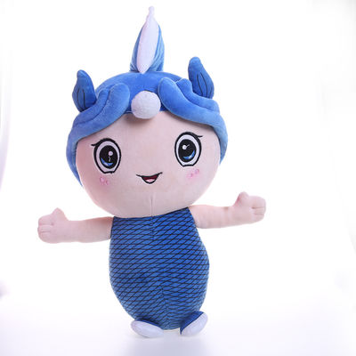 Động vật nhồi bông nàng tiên cá sang trọng màu xanh 20cm cho bé ngủ cùng