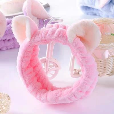 Tai mèo dễ thương Trang điểm đơn giản Băng đô sang trọng Băng đô cài tóc sang trọng Phụ kiện đồ chơi mềm