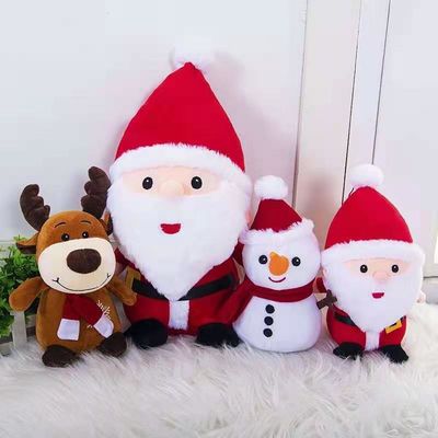 Giáng sinh Moose Động vật Nhồi bông Quà tặng Giáng sinh Đồ chơi sang trọng để trang trí cây
