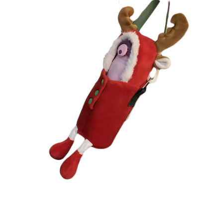 Christmas Deer Thermos Plush Cup Bìa Dễ thương Slung Water Cup Bìa sang trọng