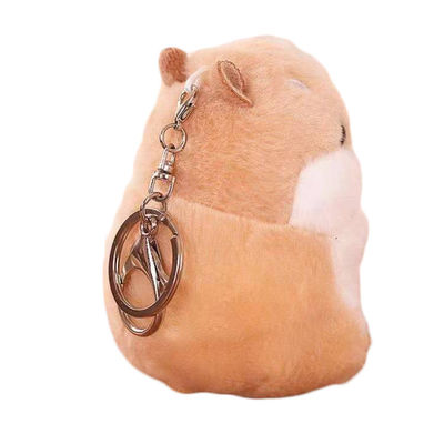 Mũm mĩm Hamster Túi đeo khóa sang trọng Mặt dây chuyền Sinh nhật Hiện tại Búp bê nhỏ sang trọng
