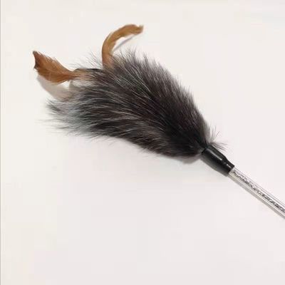 Trêu chọc thú cưng sang trọng mèo đồ chơi Fox lông thú sang trọng trêu chọc mèo dính với tay cầm