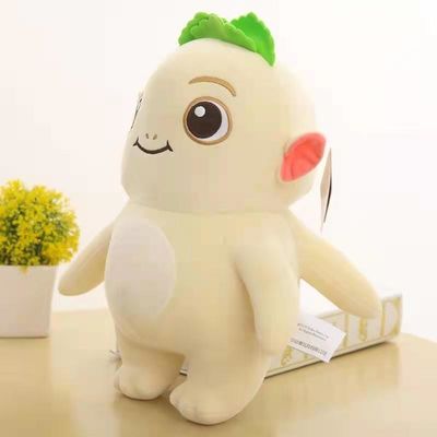Màu vàng nhạt 40cm Huba Plushie Vua quỷ nhỏ Búp bê dễ thương Anime Đồ chơi sang trọng