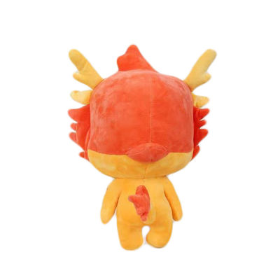 600g 35cm Màu vàng Little Dragon Búp bê Sang trọng Hoạt hình Rồng Đồ chơi mềm