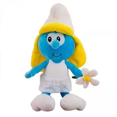 40cm Phim hoạt hình Xì trum Động vật nhồi bông Anime Đồ chơi sang trọng Màu xanh Cha xanh Chị gái