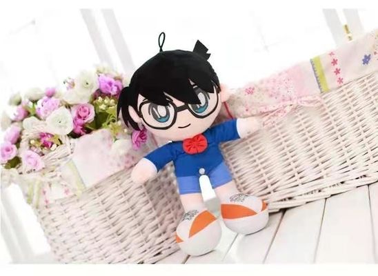 40cm Màu xanh Thám tử Conan Búp bê sang trọng Phim hoạt hình Đồ chơi sang trọng Quà tặng sinh nhật cho trẻ em