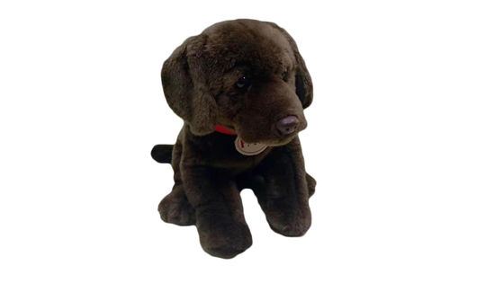 30 cm Con chó nâu Đồ chơi sang trọng cho trẻ em Con chó tùy chỉnh thoải mái Động vật nhồi bông