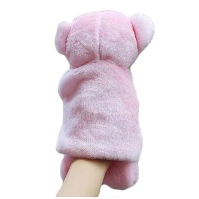 25cm * 15cm Con rối màu hồng Lợn con rối Đồ chơi sang trọng Đạo cụ câu chuyện cho gia đình Cha mẹ Con