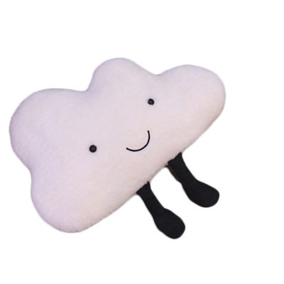 Gối sang trọng 25cm màu trắng hồng mô phỏng đám mây mới cho trẻ em