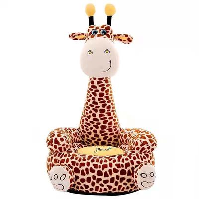 Con hươu cao cổ Ghế sofa sang trọng Phim hoạt hình Động vật Nhỏ Ghế sofa Mẫu giáo Ghế trẻ em