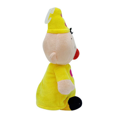 25cm Chú hề màu vàng Búp bê sang trọng Đồ chơi tiện nghi cho trẻ em Đạo cụ kể chuyện trước khi đi ngủ