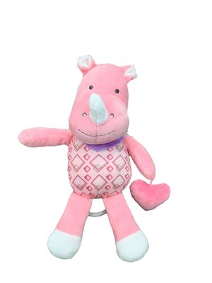Baby Soothing Music Bell Động vật Búp bê sang trọng có vòng treo