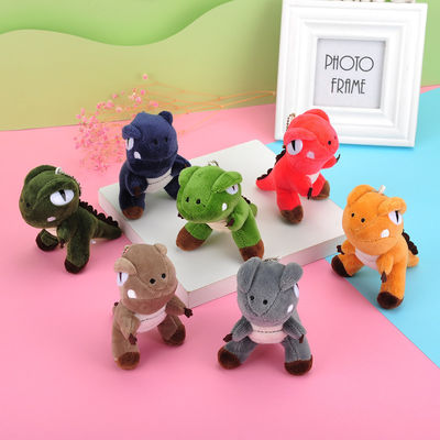 OEM Mini Cartoon Dinosaur Keychain Keychain Đồ chơi Sang trọng