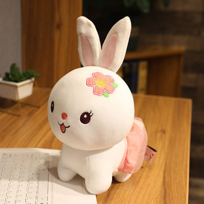 Đồ chơi thỏ nhồi bông 30 cm thực tế có thể giặt bằng tay