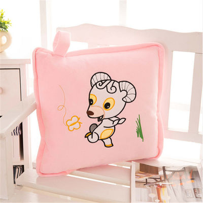 Máy sưởi tay động vật nhồi bông mềm OEM 35x35cm cho trang trí nội thất