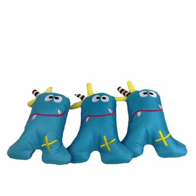 Cắn Oxford Blue Triangle Sea Monster Pets Thú cưng Đồ chơi sang trọng
