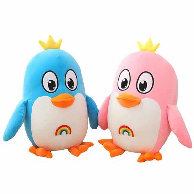 Đồ chơi sang trọng cho chim cánh cụt màu hồng có thể giặt được OEM để trang trí nội thất