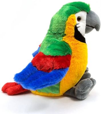 Mô phỏng Đồ chơi sang trọng Macaw với sợi Polyester nhồi