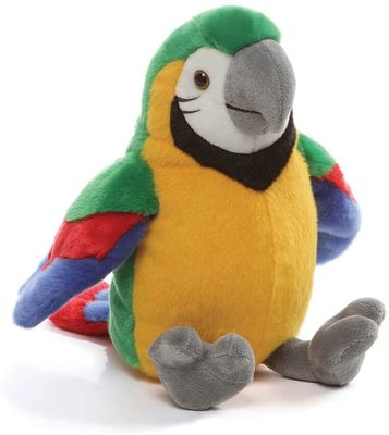 Mô phỏng Đồ chơi sang trọng Macaw với sợi Polyester nhồi