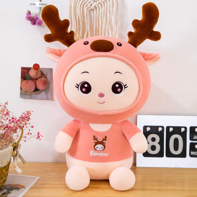 Đồ chơi sang trọng cho hươu 35cm 35cm với món quà làm đầy bông Polypropylene cho trẻ em