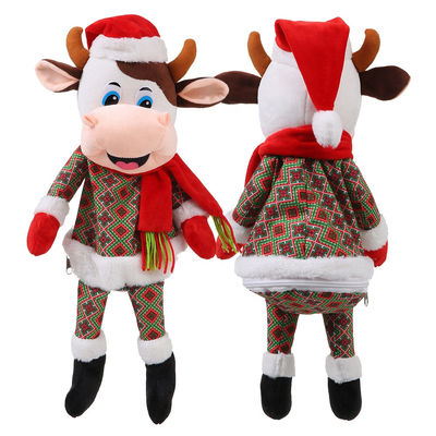 Mô hình 3D 30 cm Giáng sinh Bò sang trọng Ba lô cho trẻ em