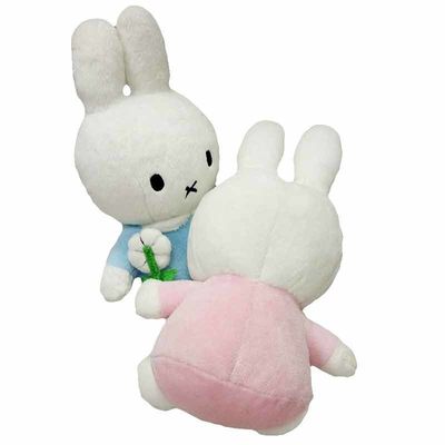 Cặp đôi búp bê thỏ sang trọng ngắn cho ngày lễ tình nhân