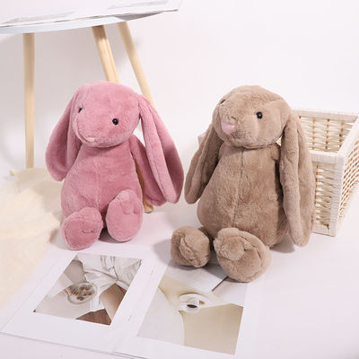 OEM Fluffy Cute Rabbit Plush Toy as Girl's Birthday Gift