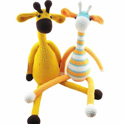 Handmade Crochet Doll Đan Bé hươu cao cổ Bán buôn theo yêu cầu
