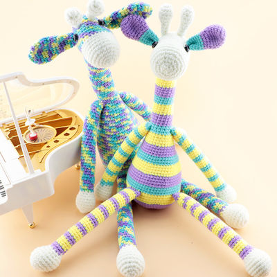 Handmade Crochet Doll Đan Bé hươu cao cổ Bán buôn theo yêu cầu