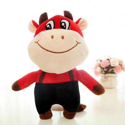 EN71 30 cm Công ty thân thiện với làn da Zodiac Cow Plush Doll