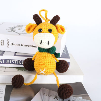 Búp bê móc làm bằng tay Polyester nhồi bông sống động như thật