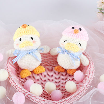 Búp bê móc làm bằng tay Polyester nhồi bông sống động như thật