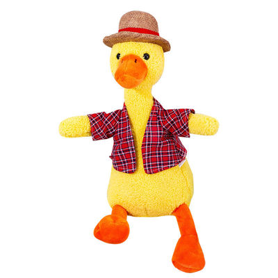 PP Cotton nhồi bông vịt con móc khóa Đồ chơi sang trọng