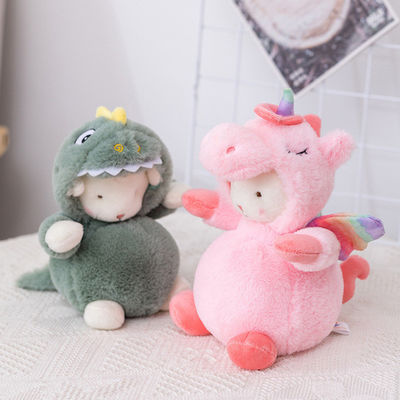 EN71 Thoải mái Unisex 15cm Con cừu nhồi bông nhỏ