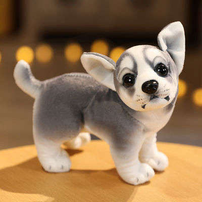 PP Cotton Filled Đồ chơi chó mô phỏng sang trọng ngắn 20cm