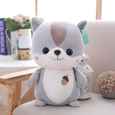 Đồ chơi sang trọng cho con sóc của OEM dành cho trẻ em 25cm với chất liệu bông Polypropylene